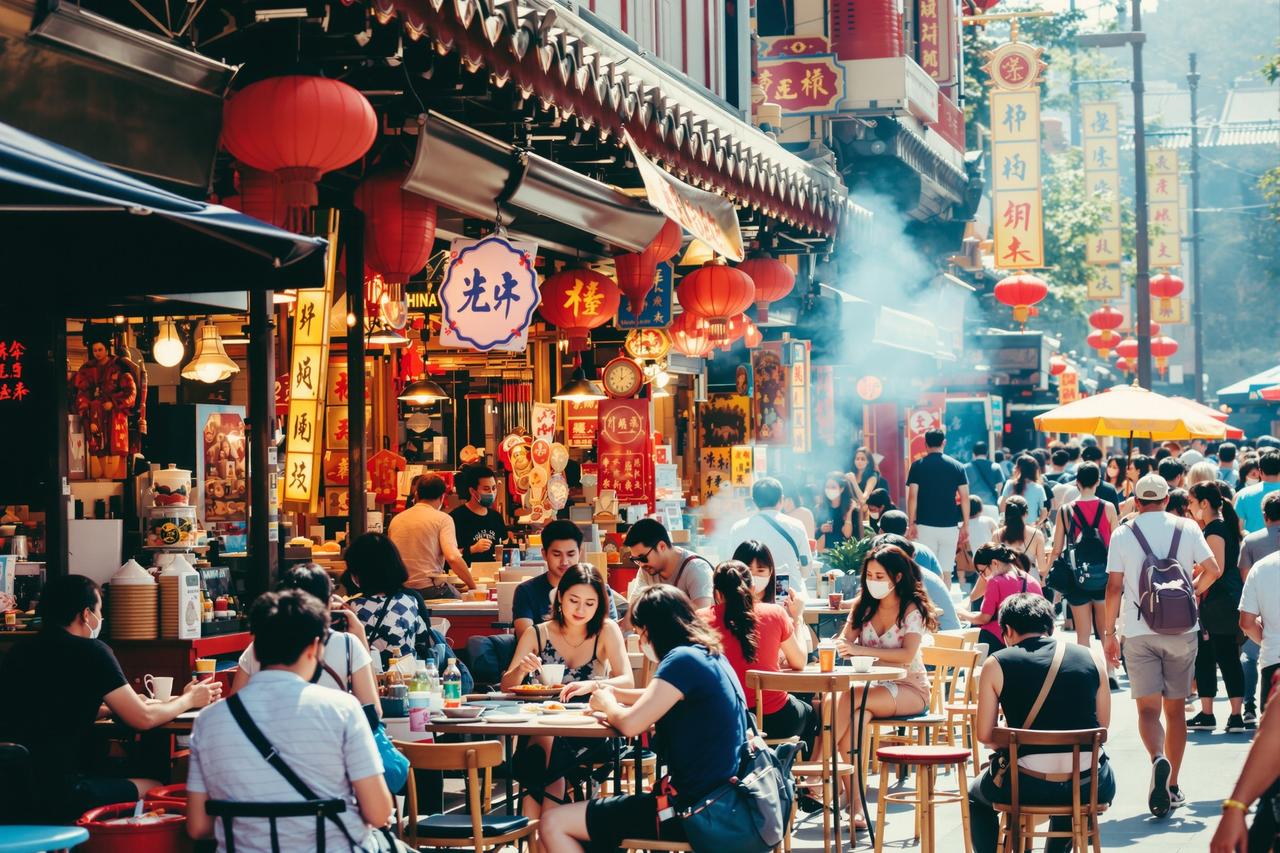 网红景区天价餐饮游客吐槽新闻配图